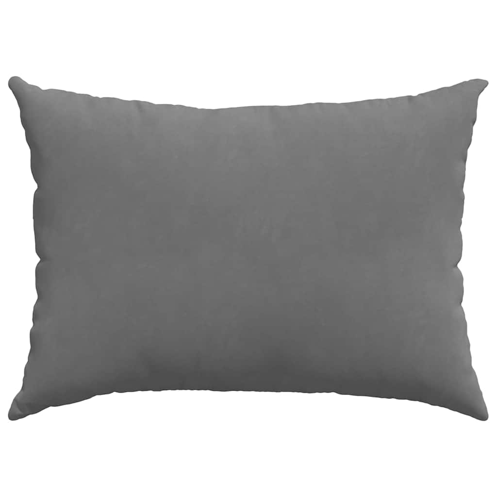 Sofa Pillows 2 pcs Dark Grey 70 x 50 cm Fabric